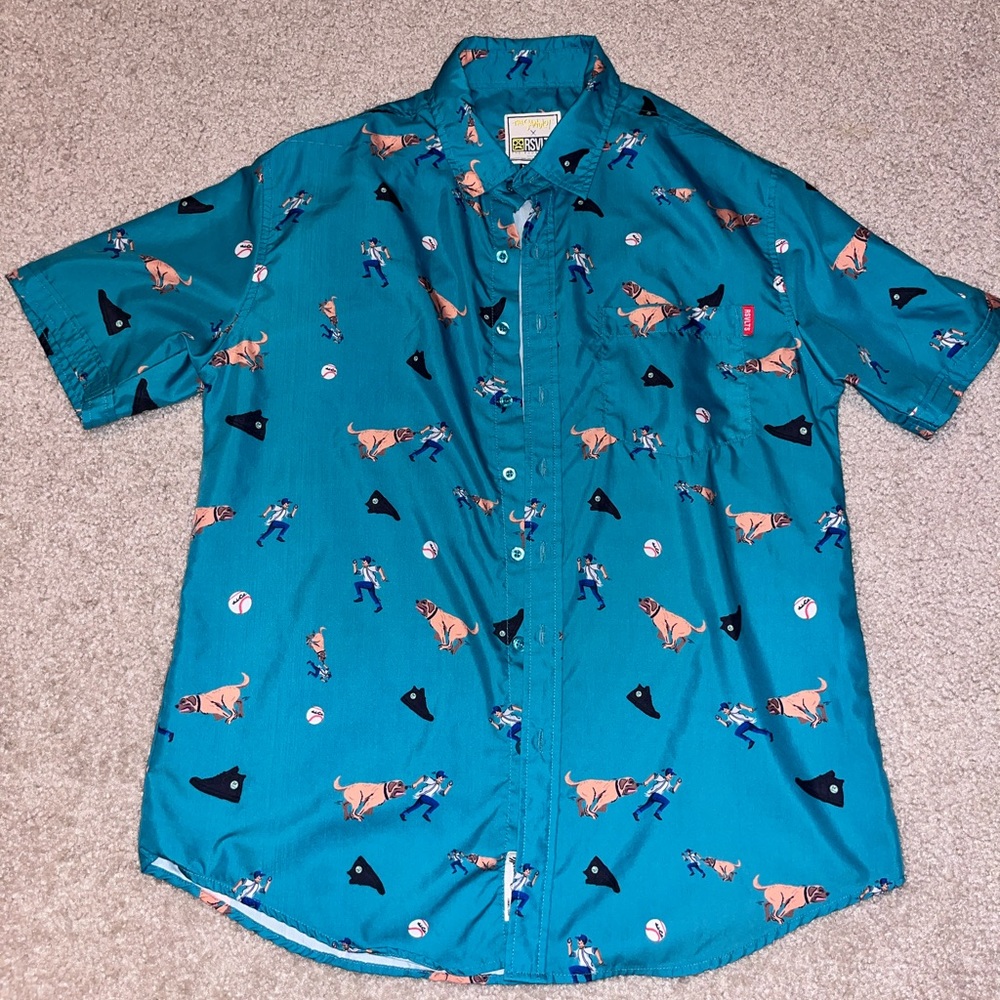 Sandlot RSVLTS Men’s Medium Button Up